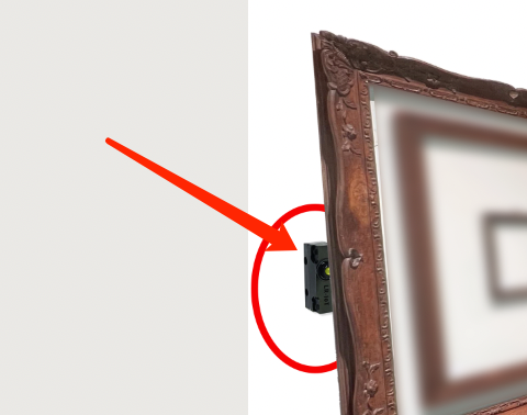 令容物联推出的画框防拆防摘传感器（展厅专用）